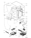 Схема №2 GCI 4755/2 W-SW с изображением Панель для посудомойки Whirlpool 481990501294