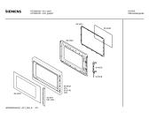 Схема №1 HF23024 с изображением Корпус для микроволновой печи Siemens 00362051