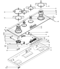 Схема №1 HG1111MBF1E/A1 (272580) с изображением Перекрытие для плиты (духовки) Gorenje 272751