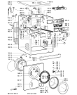 Схема №1 GRAND PRIX 2 1600-NL с изображением Ручка (крючок) люка для стиральной машины Whirlpool 481249818311