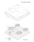 Схема №1 KZH6014DFHA (F049276) с изображением Поверхность для плиты (духовки) Indesit C00258509
