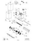 Схема №1 WHSS90FLTCK (F154720) с изображением Трубка для электровытяжки Indesit C00540321