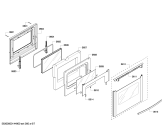 Схема №2 HES7282U с изображением Панель для духового шкафа Bosch 00681392