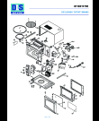 Схема №1 MW 380 с изображением Дверь для микроволновки DELONGHI MJ1238