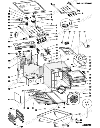 Схема №2 C3V9EWF (F027642) с изображением Инструкция по эксплуатации для электропечи Indesit C00088534