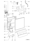 Схема №1 ADP AQUAFEEL с изображением Блок управления для электропосудомоечной машины Whirlpool 481221838324