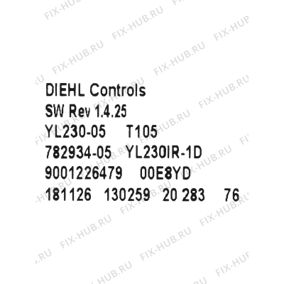 Модуль управления для плиты (духовки) Siemens 12019394 в гипермаркете Fix-Hub