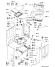 Схема №1 WATE 9578 с изображением Обшивка для стиралки Whirlpool 481245211565