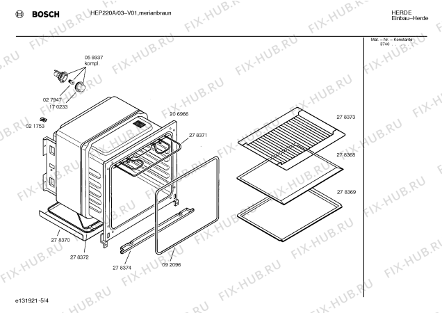 Схема №1 HEP220A с изображением Фронтальное стекло для духового шкафа Bosch 00287716