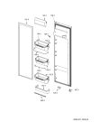 Схема №2 KRSC 9010/I с изображением Дверь для холодильника Whirlpool 481241829882