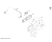 Схема №2 WTW86592 с изображением Панель управления для электросушки Bosch 00701966