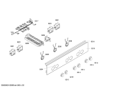 Схема №1 HL422510X с изображением Панель управления для электропечи Siemens 00671623
