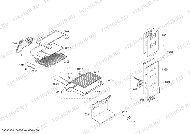 Схема №1 KGN36EW30 с изображением Конденсатор для холодильника Bosch 00750264