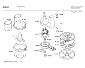 Схема №1 MUM4435JP Compact 300W Kitchen Center с изображением Штатив для кухонного комбайна Bosch 00496465