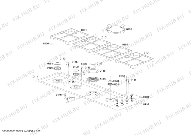 Схема №1 ER59553NL с изображением Переключатель для духового шкафа Siemens 00611359