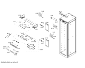 Схема №1 RW464260AU с изображением Крышка для холодильника Bosch 00478702