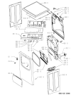 Схема №1 TRAK 6320 с изображением Декоративная панель для сушилки Whirlpool 481245211425
