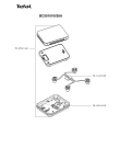 Схема №1 BC5010V0/26A с изображением Корпусная деталь для напольных и кухонных весов Tefal TS-07011170