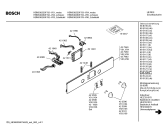 Схема №1 HBN630250F с изображением Панель управления для плиты (духовки) Bosch 00437963