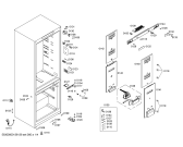 Схема №1 KDN40A63 с изображением Ремкомплект для холодильника Bosch 00614773