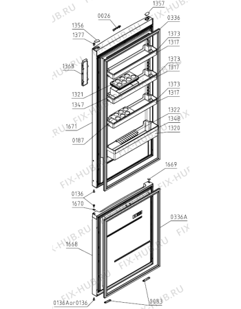 Взрыв-схема холодильника Gorenje NK8990DC (731691, HZF3769E) - Схема узла 03