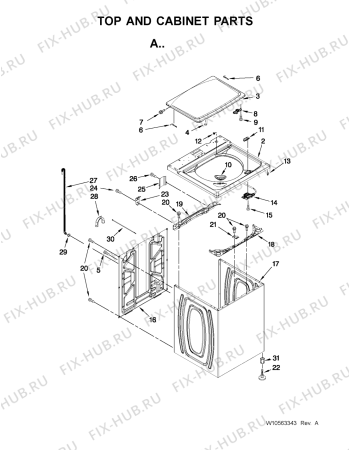 Схема №1 4GMVWC300YW с изображением Провод для кондиционера Whirlpool 482000013001
