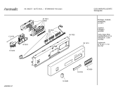 Схема №1 SF2HNH2 Art. 583375 с изображением Передняя панель для посудомоечной машины Bosch 00361474