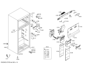 Схема №1 KDN36P93 с изображением Дверь морозильной камеры для холодильника Bosch 00247718