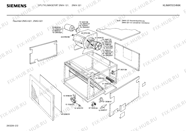 Взрыв-схема стиральной машины Siemens Ag 2NK4321 - Схема узла 02