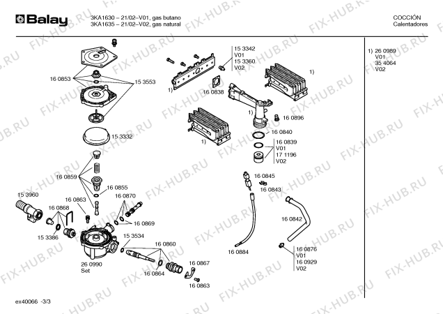 Схема №1 3KA1630-21 с изображением Форсунки для природного газа для бойлера Bosch 00162765