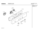Схема №2 SE23203EP с изображением Панель управления для посудомойки Siemens 00354234
