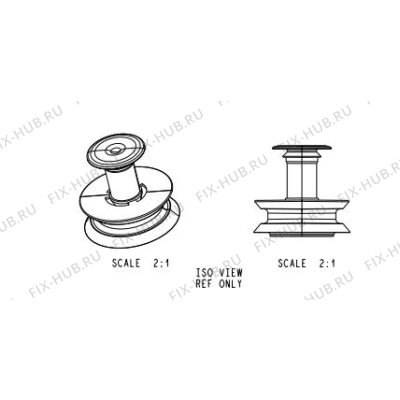 Колесико для электропосудомоечной машины Indesit C00536411 в гипермаркете Fix-Hub