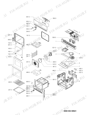 Схема №1 AKZ 319/IX/01 с изображением Обшивка для электропечи Whirlpool 481245240262