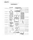 Схема №1 KM442D80/87A с изображением Кабель для электрокофеварки Krups SS-202809