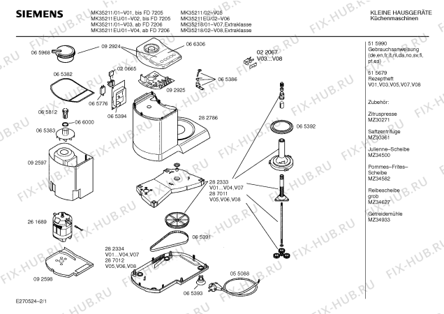 Схема №1 MK30241 с изображением Держатель для кухонного комбайна Siemens 00182820