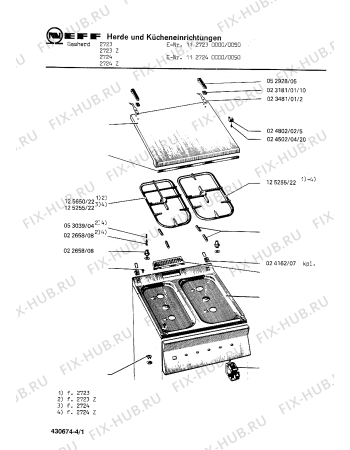 Схема №1 1020F с изображением Изоляция для печи Bosch 00023683