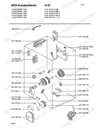 Взрыв-схема стиральной машины Aeg LTHT500 B/IL - Схема узла Section4