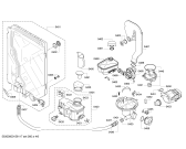 Схема №1 SMI86M35DE с изображением Передняя панель для посудомойки Bosch 00568420