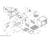 Схема №1 SEMW302BB с изображением Титульный лист для плиты (духовки) Bosch 00241956