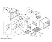 Схема №1 SECD302BP с изображением Ручка двери для электропечи Bosch 00473686