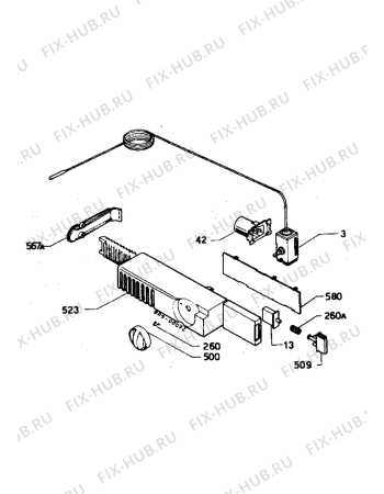 Взрыв-схема холодильника Zanussi ZPL6243 - Схема узла Electrical equipment