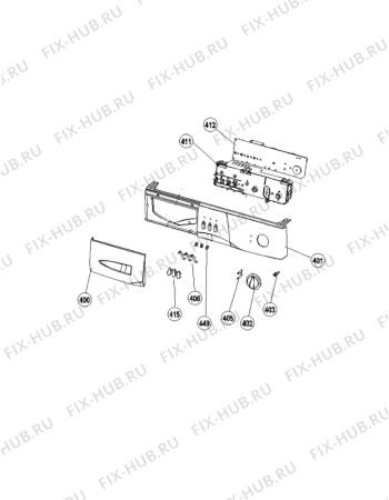Схема №1 LOP 1050 с изображением Ручка (крючок) люка для стиралки Whirlpool 481202308174