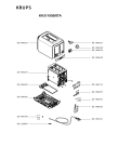 Схема №1 KH311050/87A с изображением Обшивка для электрофритюрницы Krups SS-986823