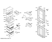 Схема №1 KGN39A97 с изображением Дверь для холодильной камеры Bosch 00249230