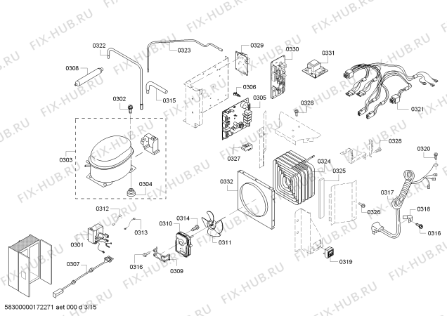 Схема №2 T48BD820NS с изображением Регулировочная плата для электропосудомоечной машины Bosch 00770175