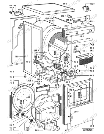 Схема №1 AWZ110 (F092435) с изображением Наставление для стиралки Indesit C00371779