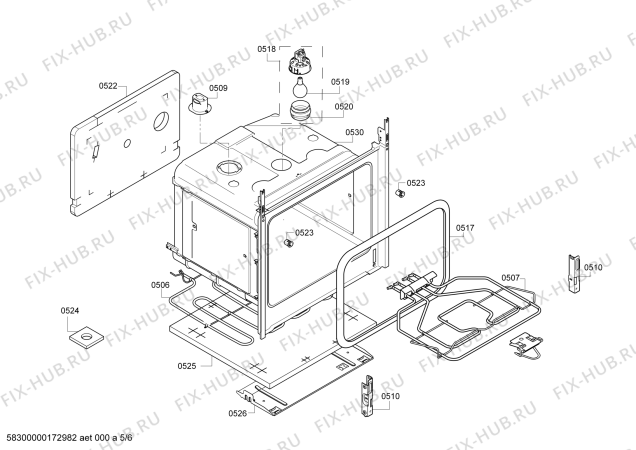 Схема №2 HA622211U с изображением Кабель для духового шкафа Bosch 00751914