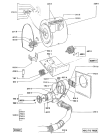 Схема №1 AWG 221/AL с изображением Скрепление Whirlpool 481949268296