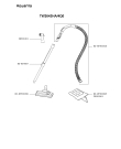 Схема №1 TW2643EA/4Q0 с изображением Крышечка для мини-пылесоса Rowenta FS-9100026929
