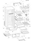 Схема №1 ETDF450XLNFPBTR (F025768) с изображением Кулер для холодильника Indesit C00174747